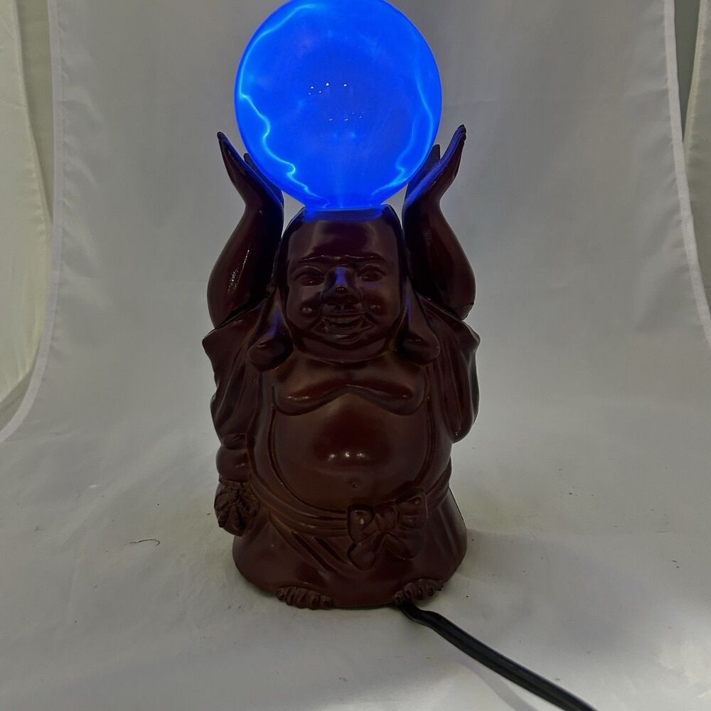 12” Buddha Plasma Globe Lamp Electric Table Light LumiSource Home Decor